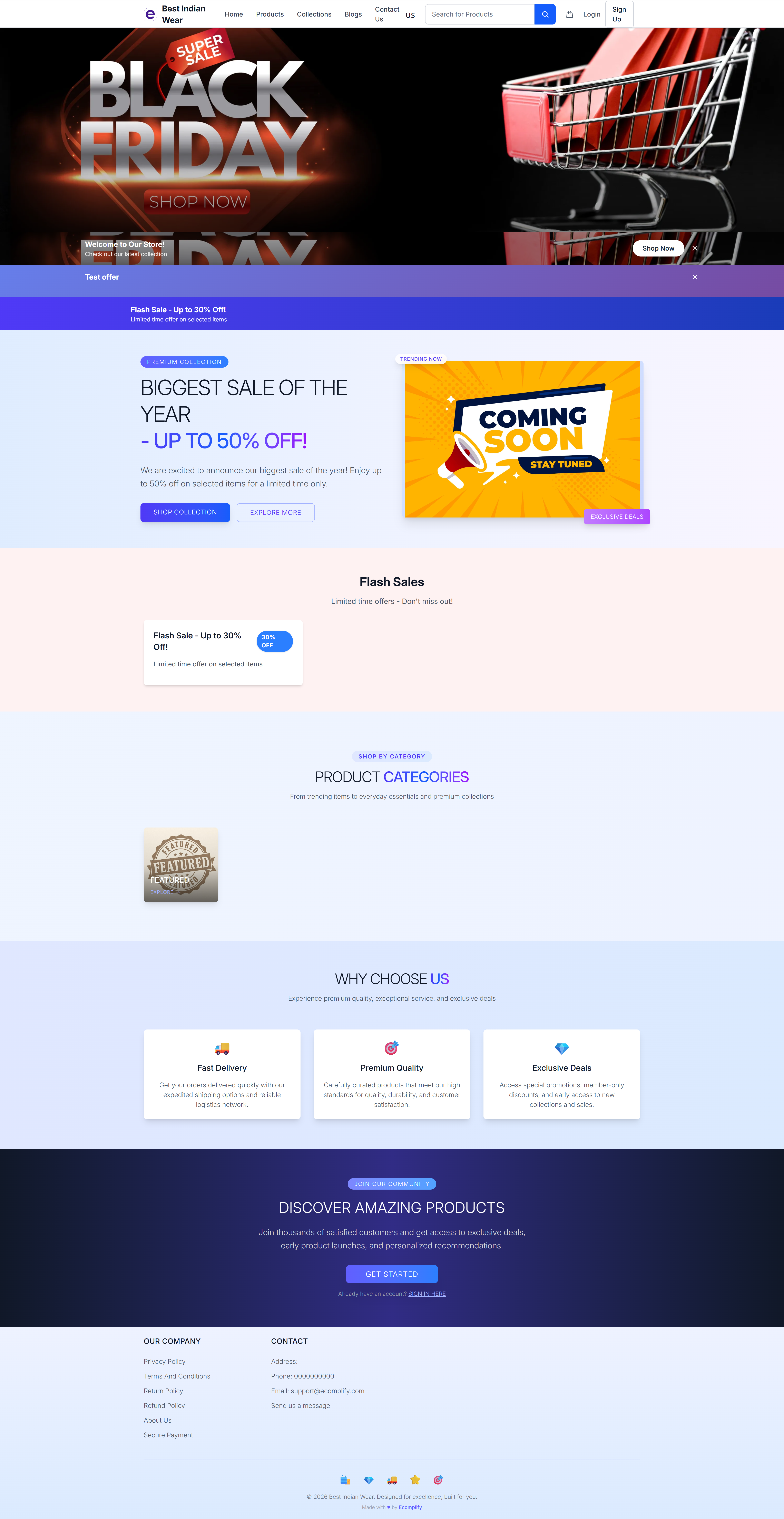 Ecomplify Storefront